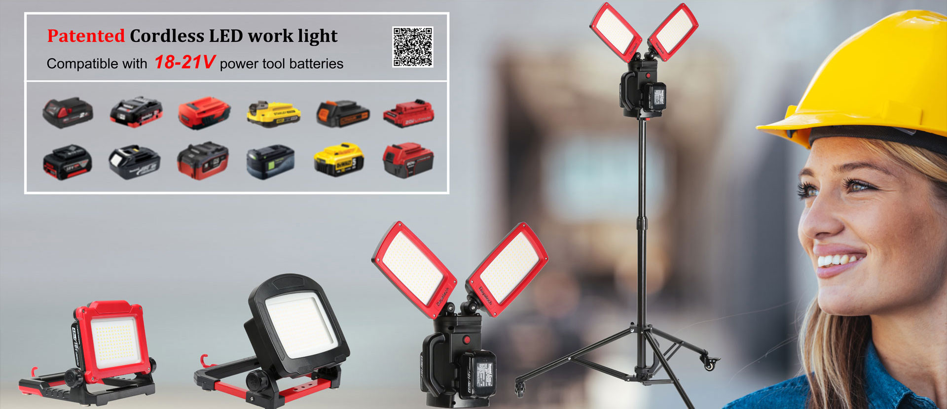 Supplier ng 18-21V Cordless LED Work Light